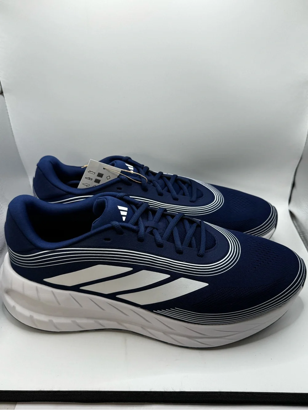 NIB Adidas Adipure Shift Running Shoes Dark Blue White - Men’s Size 13 / Women’s